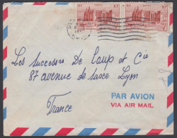 Franch West Africa 1951, Airmail Cover Dakar To Lyon W./postmark Dakar - Covers & Documents