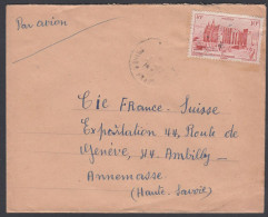 Franch West Africa 1951, Airmail Cover Ambilly - Covers & Documents