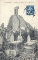 OISE - 60 -  LAGNY Près De Lassigny - Eglise - Les Ruines Prises Du Cimetière - Lassigny
