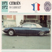 Auto Da Collezione "Citroen 1971  SM Cabriolet"  (Francia) - Auto & Verkehr