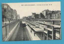 CPSM 2937 - Chemin De Fer La Gare BOIS-COLOMBES 92 - Andere & Zonder Classificatie