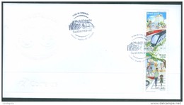 BRAZIL   FDC 19-2016 - Ligth Rail Vehicle - Tram -  Sustainable Mobility - Unused Stamps