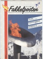 NORWAY Fakkelposten 1-1992 24 Pages Philatelic Magazine Of The Norwegian Post In Norwegian - Hiver 1994: Lillehammer