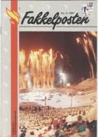 NORWAY Fakkelposten 2-1994 16 Pages Philatelic Magazine Of The Norwegian Post In English - Hiver 1994: Lillehammer
