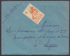 French West Africa 1949, Airmail Cover Bamako To Lyon W./postmark Bamako - Covers & Documents