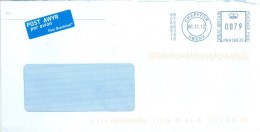 Grossbritannien Chepstow Gwent TGST 2012 Blau Luftpostbrief - Postmark Collection