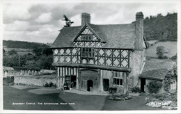 SHROPSHIRE - STOKESAY CASTLE - THE GATEHOUSE, WEST VIEW RP Sh315 - Shropshire