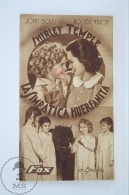 Old 1930 Cinema/ Movie Advtg Image -Movie: Curly Top, Actors: Shirley Temple, John Boles, Rochelle Hudson - Cinema Advertisement