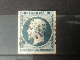 FRANCE  YT 10.  Oblitéré. 1852. - 1852 Louis-Napoléon