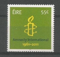 2011 - IRLANDA / IRELAND - 50° ANNIVERSARIO DI AMNESTY INTERNATIONAL / 50th ANNIVERSARY OF AMNESTY INTERNATIONAL. MNH - Ungebraucht