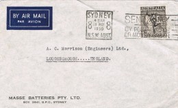 19657. Carta Aerea SYDNEY (Australia) 1950. Slogan Send Money - Storia Postale