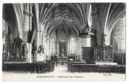 Cpa: 60 MAIGNELAY MONTIGNY (ar. Clermont) Intérieur De L'Eglise - Maignelay Montigny