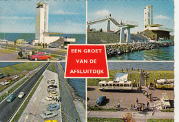 50657- AFSLUITDIJK MONUMENT, HIGHWAY, BUSS, CAR - Den Oever (& Afsluitdijk)