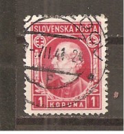 Eslovaquia Nº Yvert 27 (usado) (o) - Used Stamps