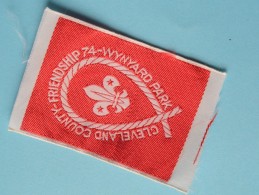 Frienship 74 - Wynyard Park - Cleveland County ( Boy Scouts Badge / Zie Foto Voor Detail ) ! - Pfadfinder-Bewegung