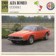 Auto Da Collezione  "Alfa Romeo 1963  GT Junior Z"  (Italia) - Motores