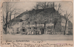 AK Gruss Kaltenkirchen Central Gasthof Kolonialwaren Droste Bei Bad Segeberg Henstedt Ulzburg Norderstedt Neumünster - Kaltenkirchen