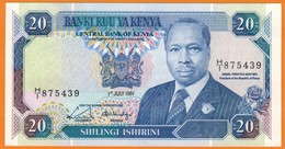 Nu-Kenya-Billet De 20 Shillings De1991 - Neuf - Kenya