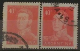 ARGENTINA 1954 -1959. General San Martin And Local Motifs. USADO - USED. - Used Stamps