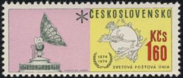 Czechoslovakia / Stamps (1974) 2109: 100th Anniversary Of Universal Postal Union (1,60 Kcs) Painter: Frantisek Hudecek - WPV (Weltpostverein)