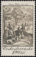 Czechoslovakia / Stamps (1975) 2125: Hunting Themes Of Old Engravings; Jaques Callot (1592-1635) Great Hunt - Grabados