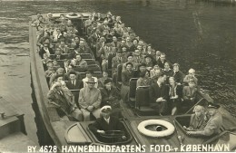 COPENHAGUE DANEMARK CARTE PHOTO ANIMATION BATEAU TRANSPORTS KOBENHAVN - Danemark