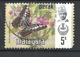 MALESIA PERAK   1971 Butterflies    USED - Perak