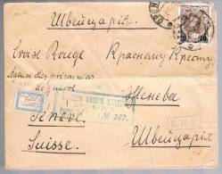 Russia, 1917, For Geneve, Censura - Covers & Documents