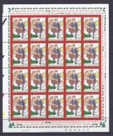 Belgie - Belgique 2942 Velletje Van 20 Postfris - Feuillet De 20 Timbres Neufs  -  Kerstmis En Nieuwjaar - Zonder Classificatie