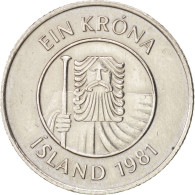 Monnaie, Iceland, Krona, 1981, TTB+, Copper-nickel, KM:27 - Iceland