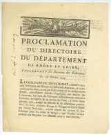 REVOLUTION – LYON – Proclamation Du Directoire Du Département - 1790 - Documenti Storici