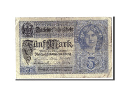 Billet, Allemagne, 5 Mark, 1917, 1917-08-01, KM:56b, B - 5 Mark