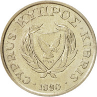 Monnaie, Chypre, 10 Cents, 1990, SUP+, Nickel-brass, KM:56.2 - Cipro