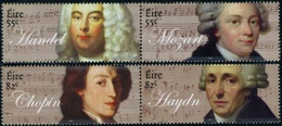 2009 - IRLANDA / IRELAND - ANNIVERSARI MUSICISTI / ANNIVERSARIES MUSICIANS. MNH - Nuovi