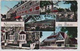 Delcampe - Cpsm 769019 Neufchatel En Bray5 Vues Situées Sur Carte Dentelée - Neufchâtel En Bray