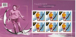 SUISSE 2008 - Football Féminin - Feuillet 6 Timbres - Unused Stamps