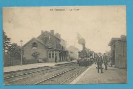 CPA 36 - Chemin De Fer Train En Gare CORBIE 80 - Corbie