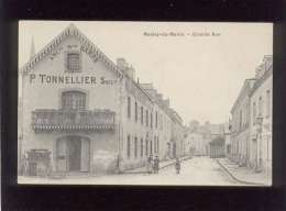 53 Meslay Du Maine Grande Rue édit. Jouy , Animée , P. Tonnelier Succ. Maison Baron Machines Agricoles ,  Broyeuses - Meslay Du Maine