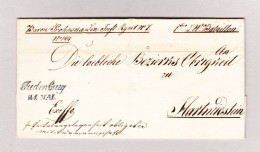 Österreich JUDENBURG 21 Mai (1844) 2-Zeil-Stempel Auf Brief Ohne Inhalt - ...-1850 Vorphilatelie