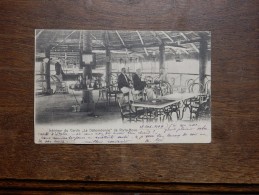 Carte Postale Ancienne : BENIN , DAHOMEY : Interieur Du Cercle "La Dahoméenne" De Porto-Novo, Animé, Timbre 1904 - Benin