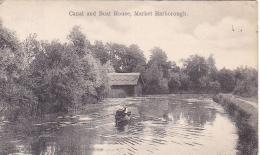 MARKET HARBOROUGH / CANAL AND BOAT HOUSE / RARE - Otros & Sin Clasificación