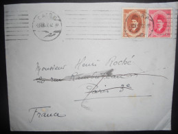 Egypte , Lettre De Cairo 1927 Pour Paris - Storia Postale