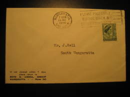 Wangaratta 1950 Stamp On Chemist Cover Cancel Victoria Australia - Storia Postale