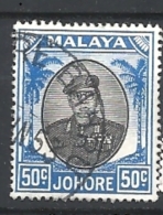 MALESIA   JOHOR       1949 Sultan Ibrahim    Used - Johore