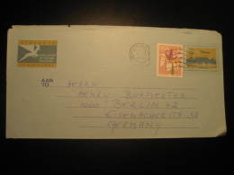 Johannesburg 1976 To Berlin Germany Stamp On Aerogram Aerogramme Air Mail Cancel South Africa RSA - Luftpost