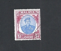 MALESIA   JOHOR       1949 Sultan Ibrahim    Used - Johore