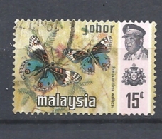 MALESIA   JOHOR     1971 Butterflies   USED - Johore