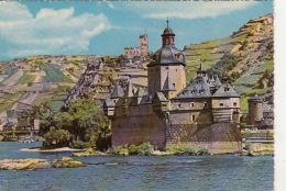 50821- KAUB- THE PFALZ CASTLE, CHURCH, SHIPS - Kaub