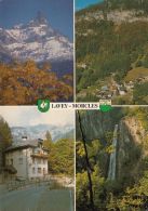 50933- MORCLES- VILLAGE PANORAMA, HOTEL, WATERFALL, MOUNTAIN - Morcles