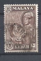 MALESIA KEDAH       1957 Sultan Tengku Badlishah & Landscapes    USED WITH WM - Kedah